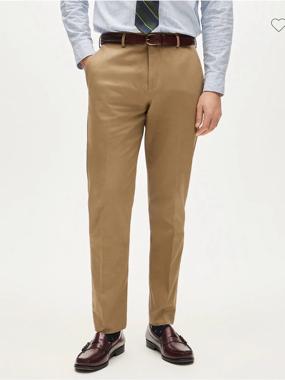 J. Crew Ludlow Men's Tan Linen Trousers
